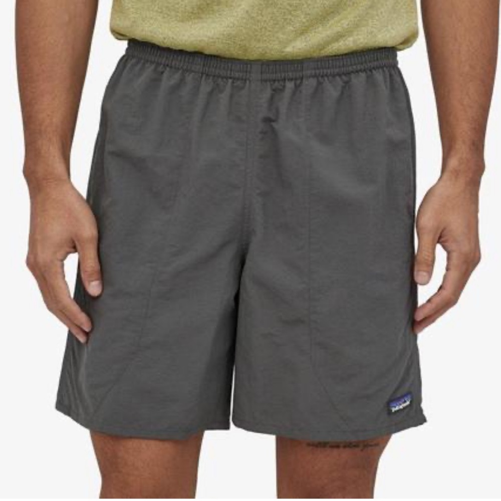Patagonia Netplus Baggies Grey Lined Athletic Swim Hiking Shells Shorts